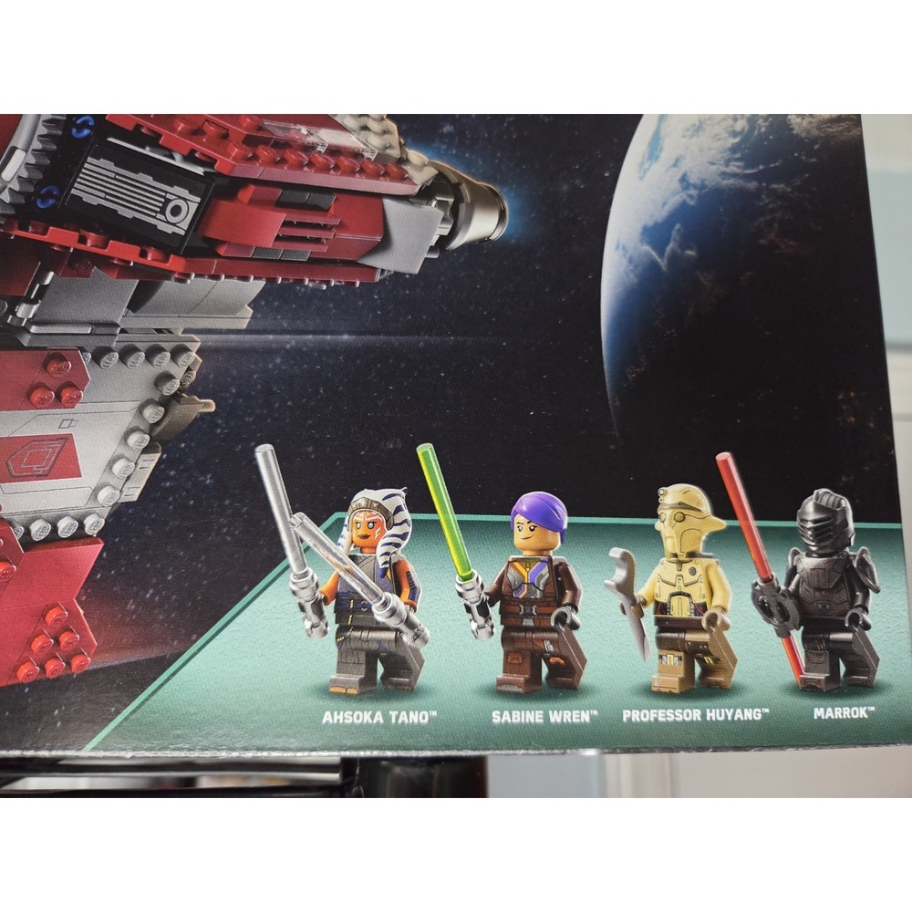 LEGO Star Wars Ahsoka Tano's T-6 Jedi Shuttle 75362 Complete Set 599 Pieces - Picture 2 of 12